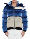Woodpecker Men's Woody Heavy Weight Hooded Puffer Jacket In Mercury Marine