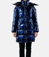 Woodpecker Penguin Jacket In Oily Blue In Multi