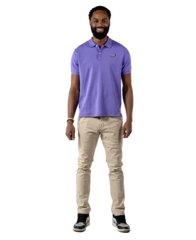 Woodpecker Pima Cotton Polo Shirt In Purple