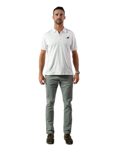 Woodpecker Pima Cotton Polo Shirt In White