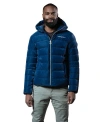 Woodpecker Sparrow Medium Weight Coat In Blue