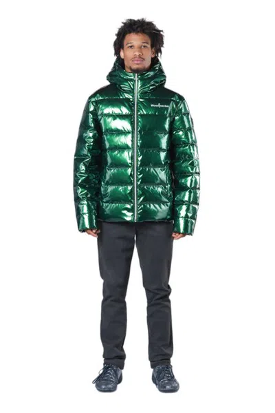 Woodpecker Sparrow Medium Weight Coat In Green