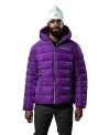 Woodpecker Sparrow Medium Weight Coat In Purple