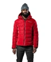 Woodpecker Sparrow Medium Weight Coat In Red