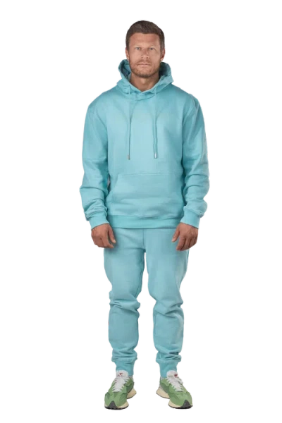 Woodpecker Unisex Cotton Sweatsuit In Blue