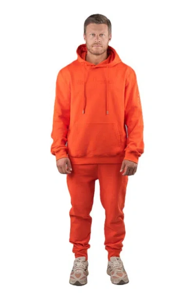 Woodpecker Unisex Cotton Sweatsuit In Orange