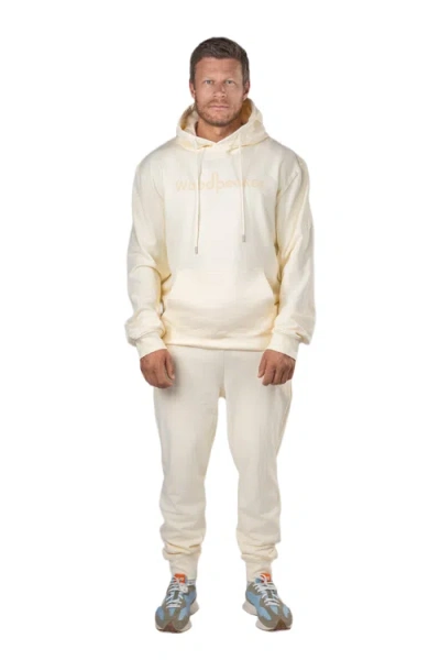 Woodpecker Unisex Cotton Sweatsuit In White