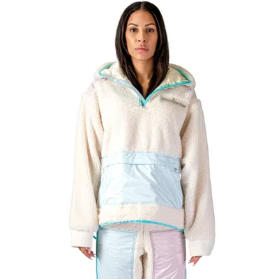 Woodpecker Unisex Teddy Fleece Hoodie In Multi