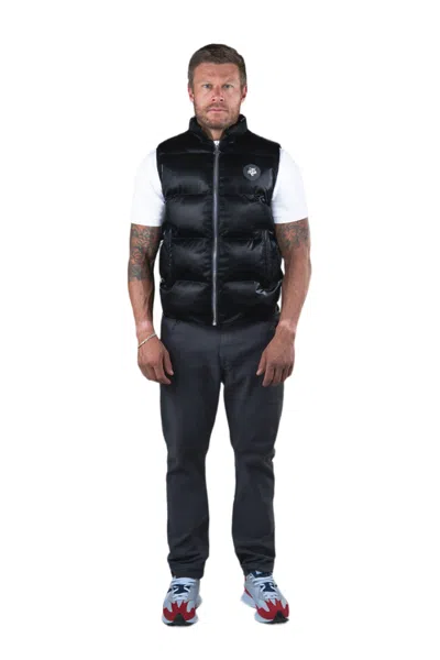 Woodpecker Unisex Vest In All Wet Black