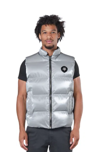 Woodpecker Unisex Vest In Glossy Grey