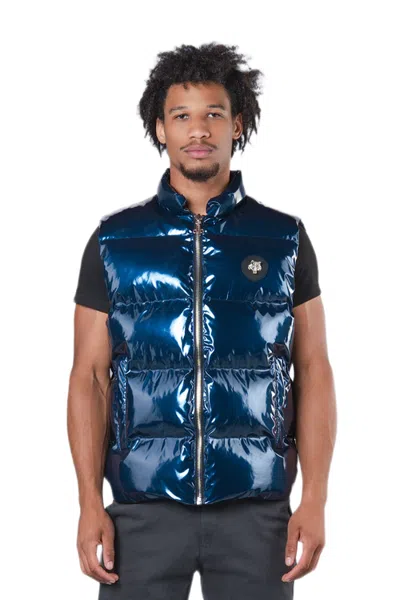 Woodpecker Unisex Vest In Glossy Navy