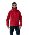 Woodpecker Wind Rain Shell Jacket In Red