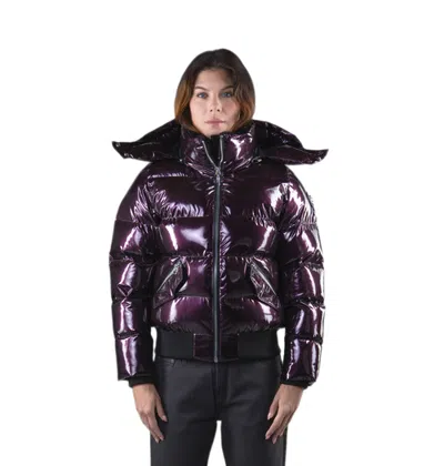 Woodpecker Wind Shell Jacket In Purple
