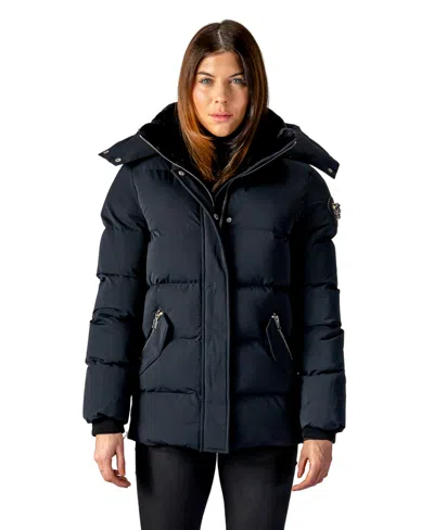 Woodpecker Women's Bumnester 3/4 Length Quilted Coat In Black