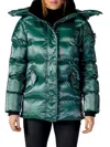 Woodpecker Women's Bumnester Faux Fur Lined Puffer Coat In Avocado
