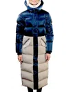 Woodpecker Women's Faux Fur Longline Puffer Parka In Clay