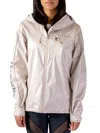 Woodpecker Women's Logo Iridescent Rain Jacket In Pink