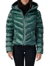 Woodpecker Women's Robin Hooded Puffer Jacket In Medium Green