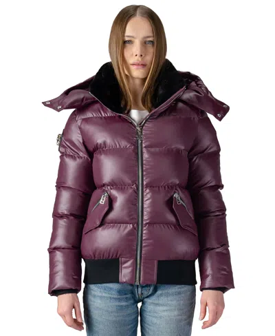 Woodpecker Women's Woody Bomber Quilted Coat In Pink