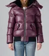 Woodpecker Woody Bomber Jacket In Plum In Pink