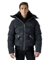 Woodpecker Woody Bomber Quilted Coat In Black