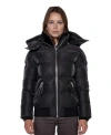 Woodpecker Woody Bomber Quilted Coat In Black