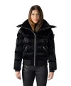 Woodpecker Woody Bomber Quilted Coat In Black