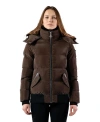 Woodpecker Woody Bomber Quilted Coat In Brown