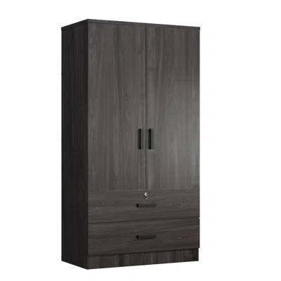 Woodpeckers Furniture And Mattress 2-door Armoire With 2-drawers