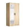 Woodpeckers Furniture And Mattress 2 Doors Wardrobe Mirrored Door In Brown