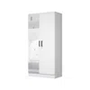Woodpeckers Furniture And Mattress 2 Doors Wardrobe Mirrored Door In White