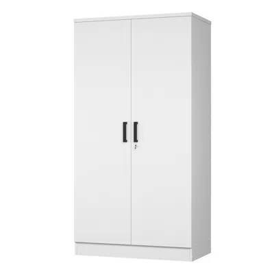 Woodpeckers Furniture And Mattress 2 Doors Wardrobe With Shelves