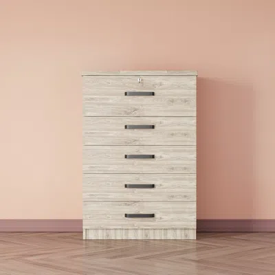 Woodpeckers Furniture And Mattress 5 Drawers Chest With Top Deep Drawer ...