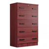 Woodpeckers Furniture And Mattress Cindy 5 Drawer Chest Wooden Dresser