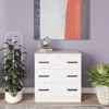 Woodpeckers Furniture And Mattress Cindy Wooden 3 Drawer Chest Bedroom Dresser
