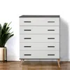 Woodpeckers Furniture And Mattress Eli Mid-century Modern 5 Drawer Chest