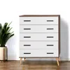 Woodpeckers Furniture And Mattress Eli Mid-century Modern 5 Drawer Chest