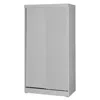 Woodpeckers Furniture And Mattress Modern Wood Double Sliding Door Wardrobe