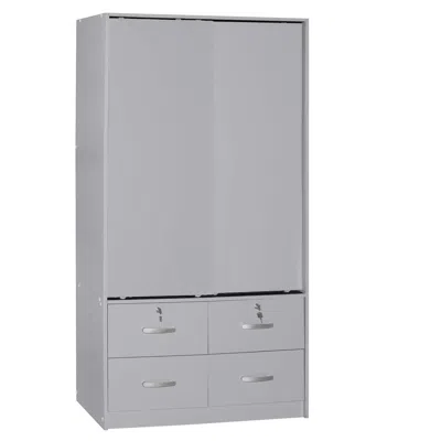 Woodpeckers Furniture And Mattress Sarah Modern Wood Double Sliding Door Armoire