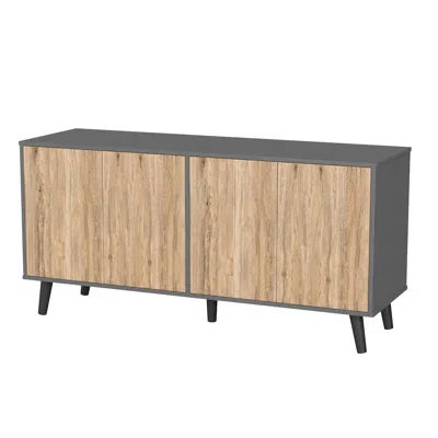 Woodpeckers Furniture And Mattress Sideboard Buffet Cabinet With Storage, 55" Kitchen Storage Cabinets In Multi