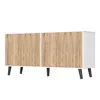Woodpeckers Furniture And Mattress Sideboard Buffet Cabinet With Storage, 55" Kitchen Storage Cabinets