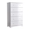 Woodpeckers Furniture And Mattress Solid Pine Chest Dresser 5 Drawers