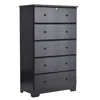 Woodpeckers Furniture And Mattress Solid Pine Wood 5 Drawer Chest Dresser
