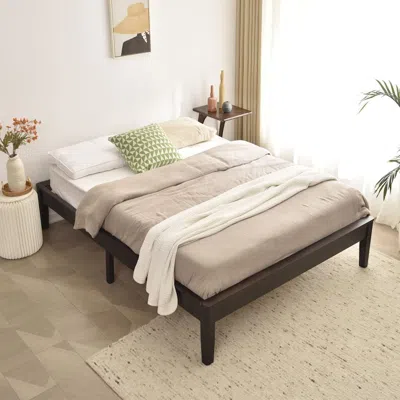 Woodpeckers Furniture And Mattress Stella Solid Pine Wood Platform Bed Frame