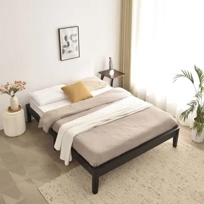 Woodpeckers Furniture And Mattress Stella Solid Pine Wood Platform Bed Frame