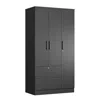 Woodpeckers Furniture And Mattress Symphony Wardrobe Closet With Two Drawers