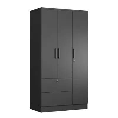 Woodpeckers Furniture And Mattress Symphony Wardrobe Closet With Two Drawers