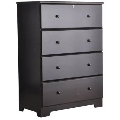 Woodpeckers Furniture And Mattress Wpfurniture Isabela Collection Solid Pine Wood 4 Drawer Chest Dresser In Gray