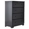 Woodpeckers Furniture And Mattress Wpfurniture Isabela Collection Solid Pine Wood 4 Drawer Chest Dresser