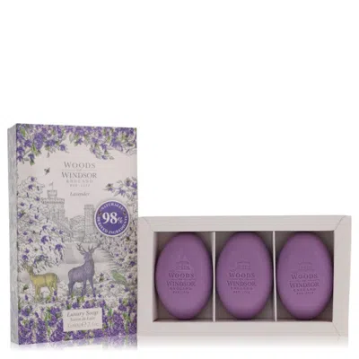 Woods Of Windsor Lavender By  Fine English Soap 3 X 2.1 oz For Women In Multi